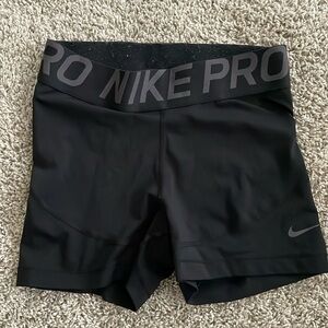 Nike Pro Black Shorts Size S